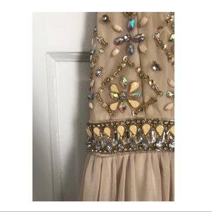 Crystal Doll Cream Diamond Dress!!